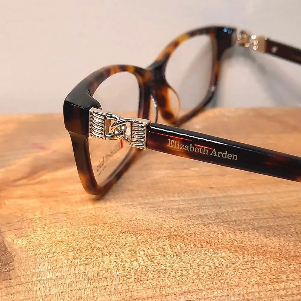 NEW prescription-ready Eyeglass Frame Elizabeth Arden, brown glasses 51-15-135
